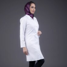روپوش پزشکی زنانه مدل جیب فیلتو