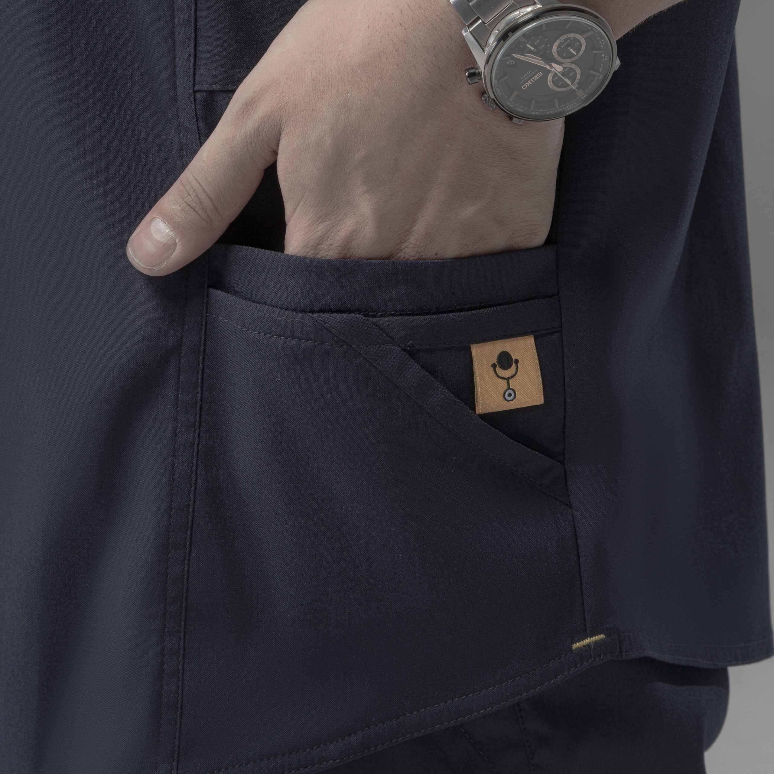 اسکراب مردانه 6 جیب پارچه ترک